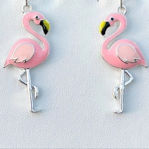 Pink Flamingo Earrings